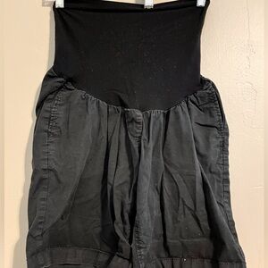 Motherhood maternity, black shirts, size medium!